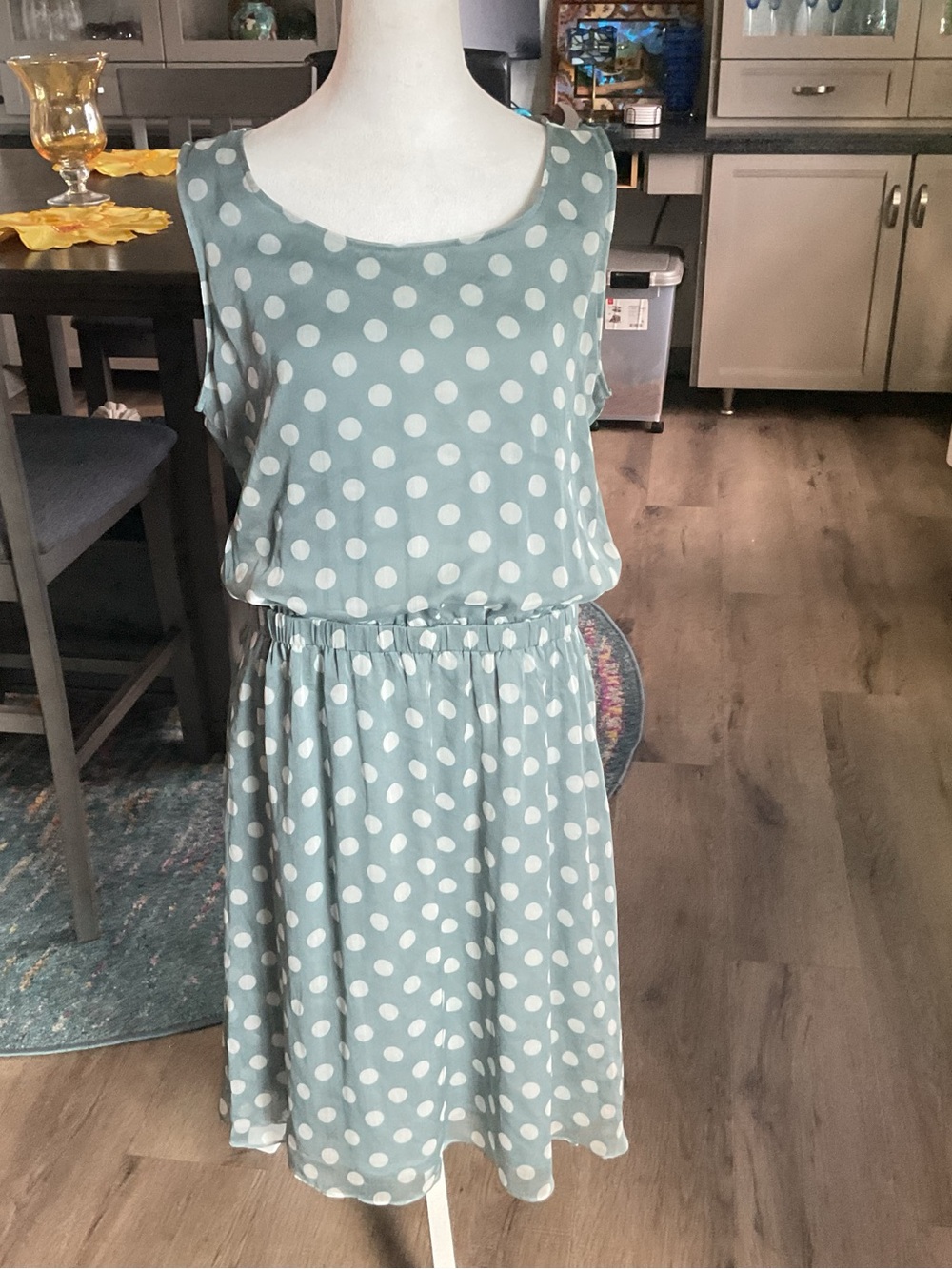 The Limited Polka Dot Sleeveless Casual Dress